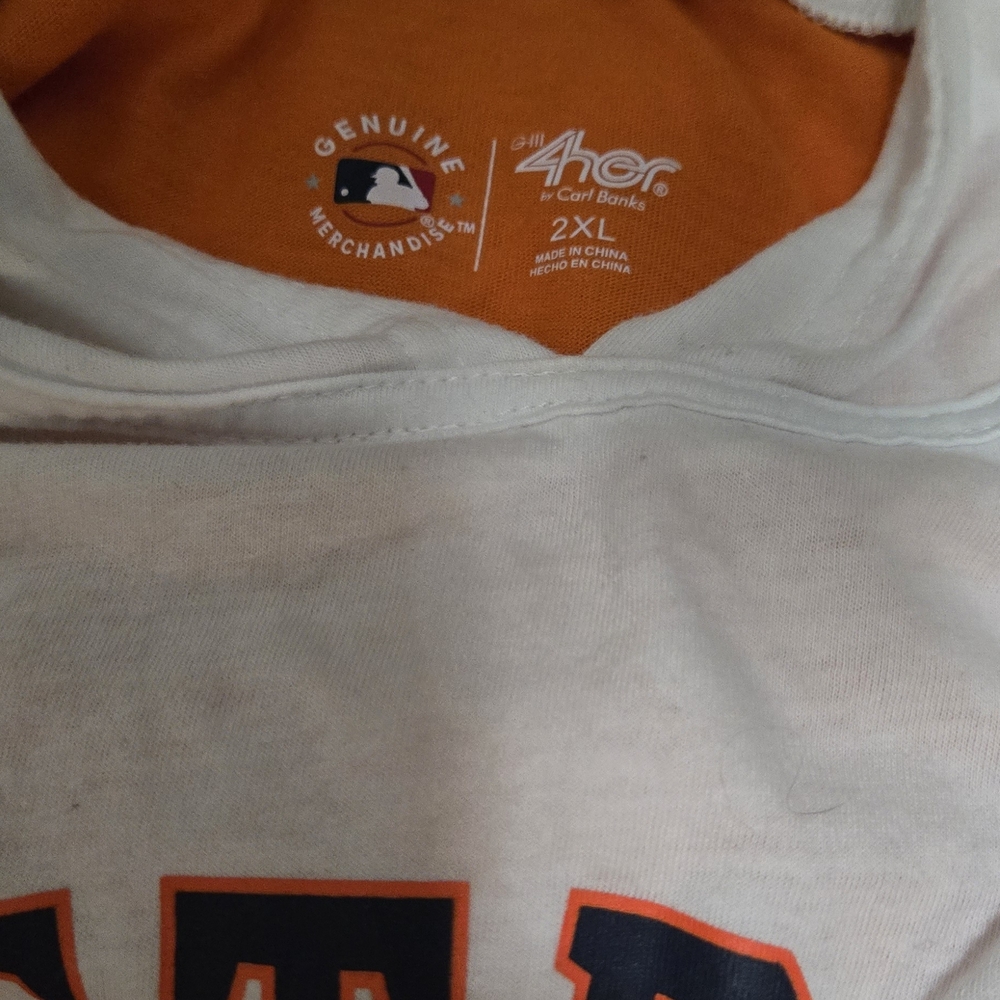 Houston Astros Fanatics Raglan Long Sleeve Hoodie - Men's/Unisex - Picture 4 of 4